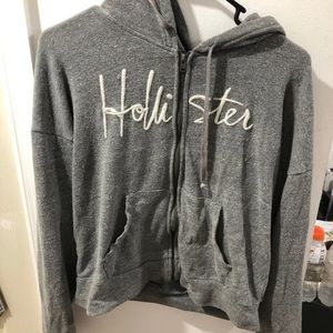 Grey Hollister Hoodie